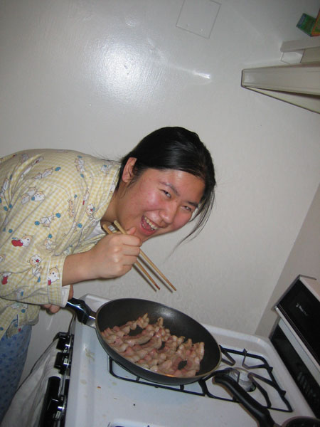 wei and bacon